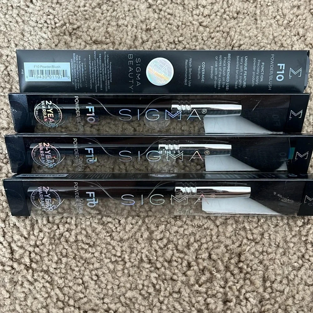 4 Sigma F10 Brushes, New